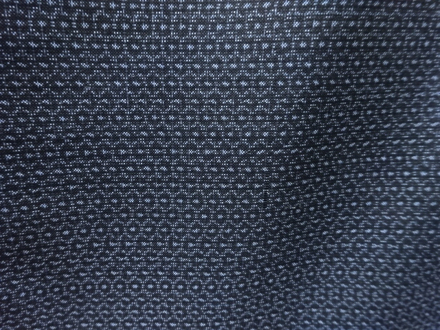 JAPANESE KIMONO / ANTIQUE MENS ENSEMBLE KIMONO / DORO OSHIMA TSUMUGI